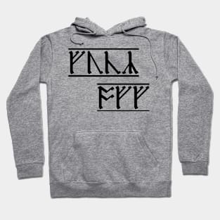 Rude Runes - Anglo-Saxon curse (5) Hoodie